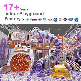 Luckyplay Profitable Commercial Indoor Playground High Ceiling Fun Play Zones Colorful Ball Pit LED Tunnel Slide 100-500kg - Product Image