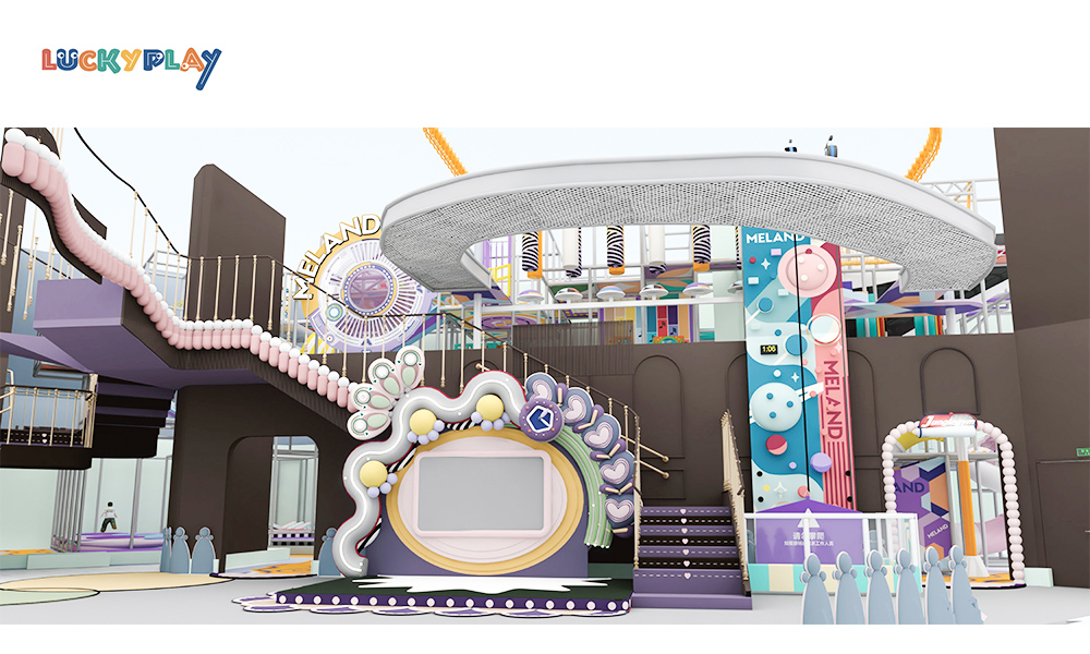 Macaron Series Playground Indoor Naughty Castle Amusementplayground Soft Play Indoor Playground - Product Image