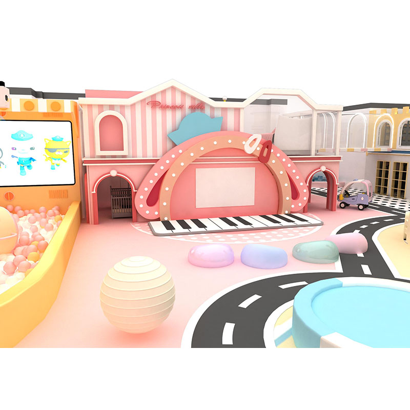 Morandi Style with Fashion Design Soft Play Amusement Park Kids Soft Play Ground Children's Indoor Playground - Product Image