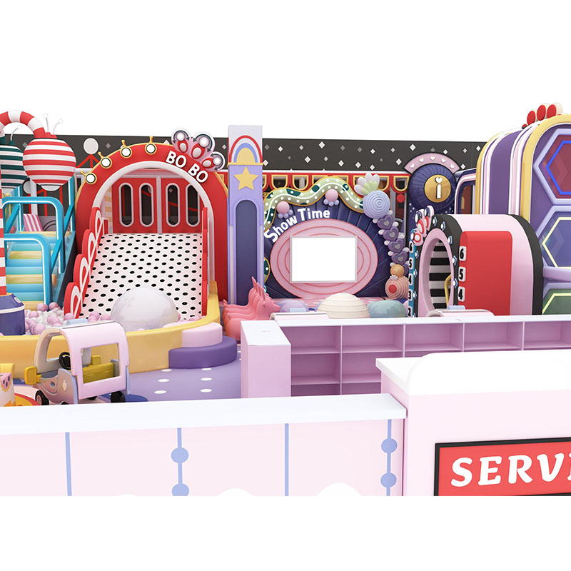 Morandi Style with Fashion Design Soft Play Amusement Park Kids Soft Play Ground Children's Indoor Playground - Product Image
