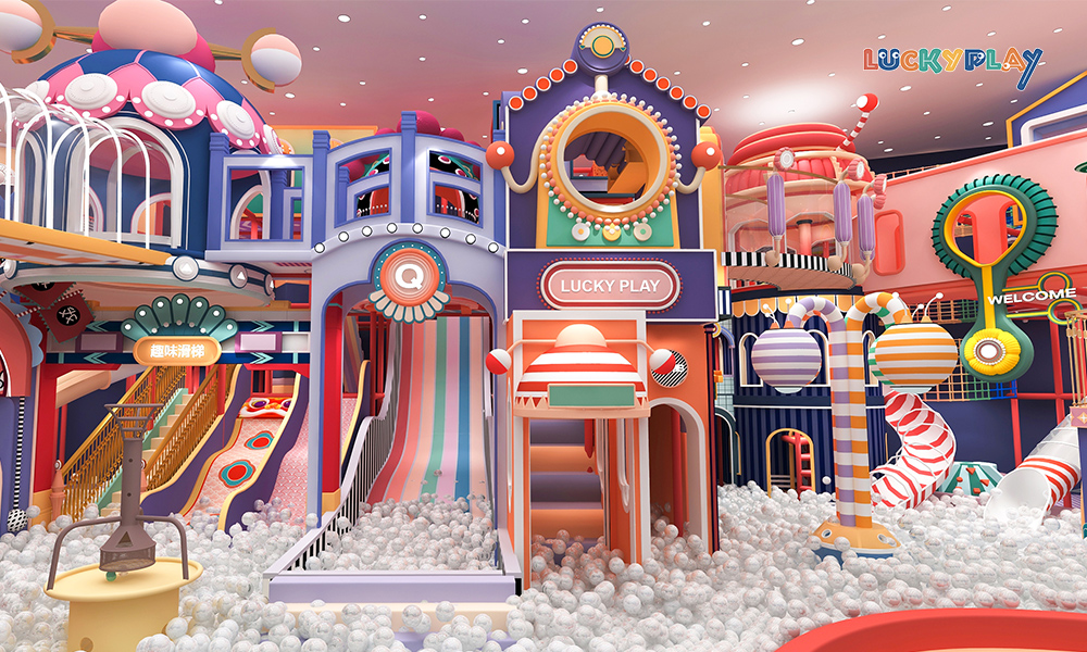 Neutral Indoor Playground Commercial Neutral Indoor Playground Commercial Little Tikes Commercial Playground - Product Image