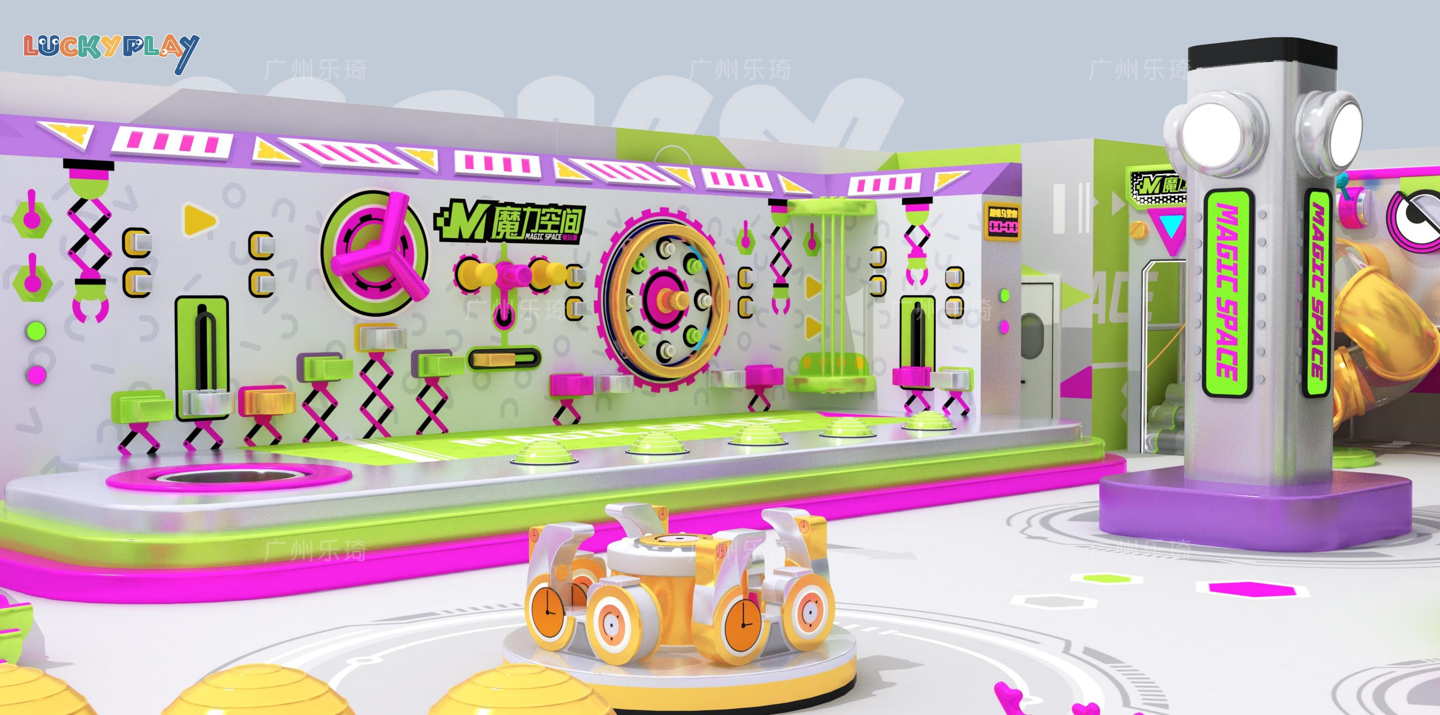 New Hot Sale Interactive Games Commercial Indoor Playground Space Theme Kids Entertainment Attraction - Product Image