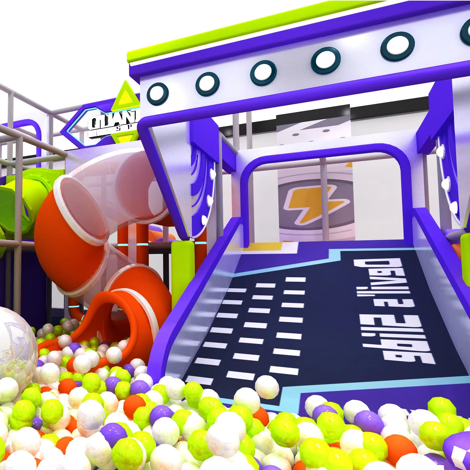 New Small Children Commercial Playground Indoor Kids Indoor Playground Equipment Commercial Slides