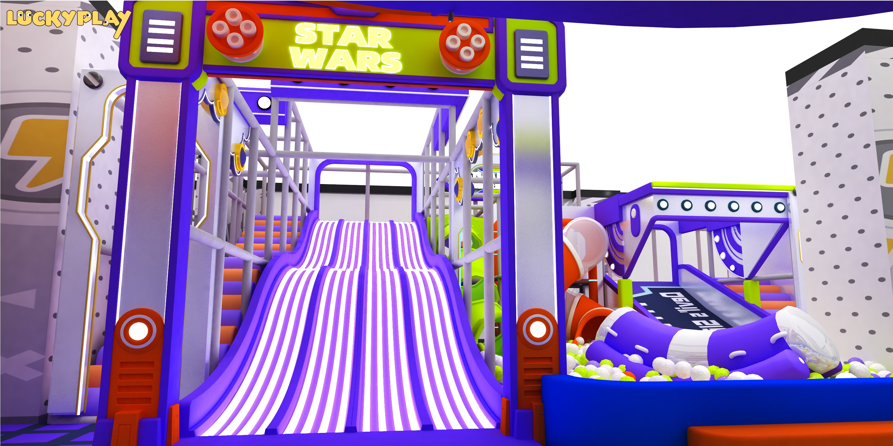 New Small Children Commercial Playground Indoor Kids Indoor Playground Equipment Commercial Slides - Product Image