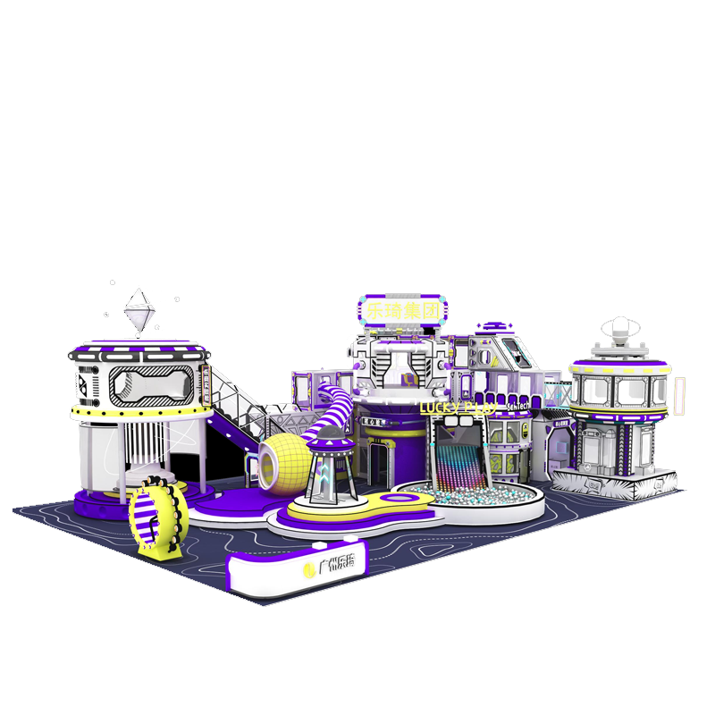 Playground Children Play Center Indoor Ball Pool Trampoline Big Slide Indoor Playground for Kids