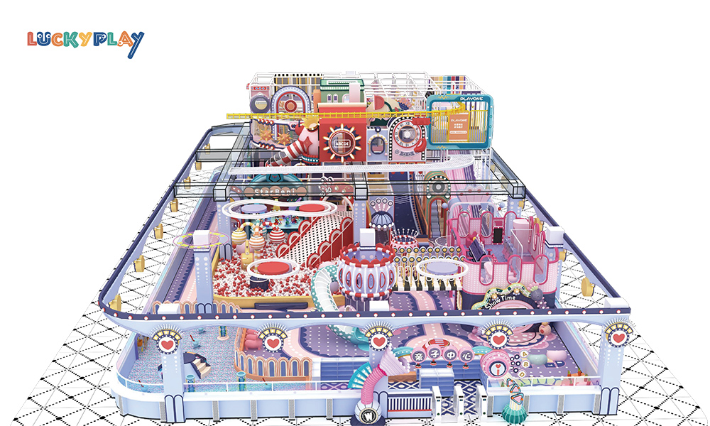 Small Commercial Nursery Soft Play Area Equipment Indoor Playground Children's Climbing Play Area - Product Image