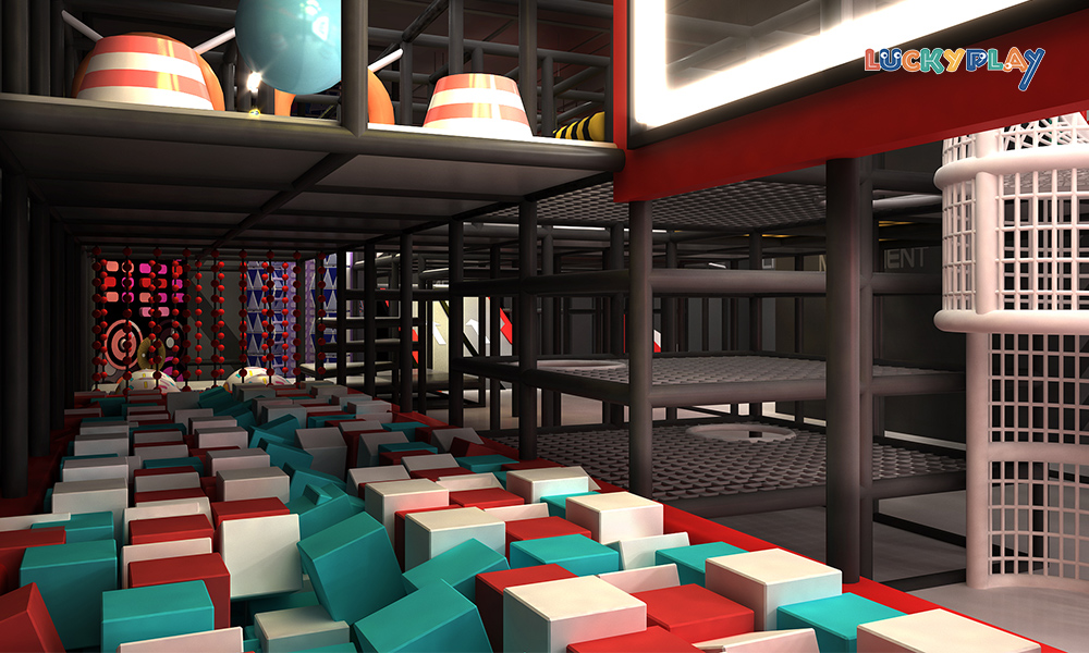 Индивидуальный батутный приключенческий лабиринт, крытая детская спортивная игровая площадка - Product Image