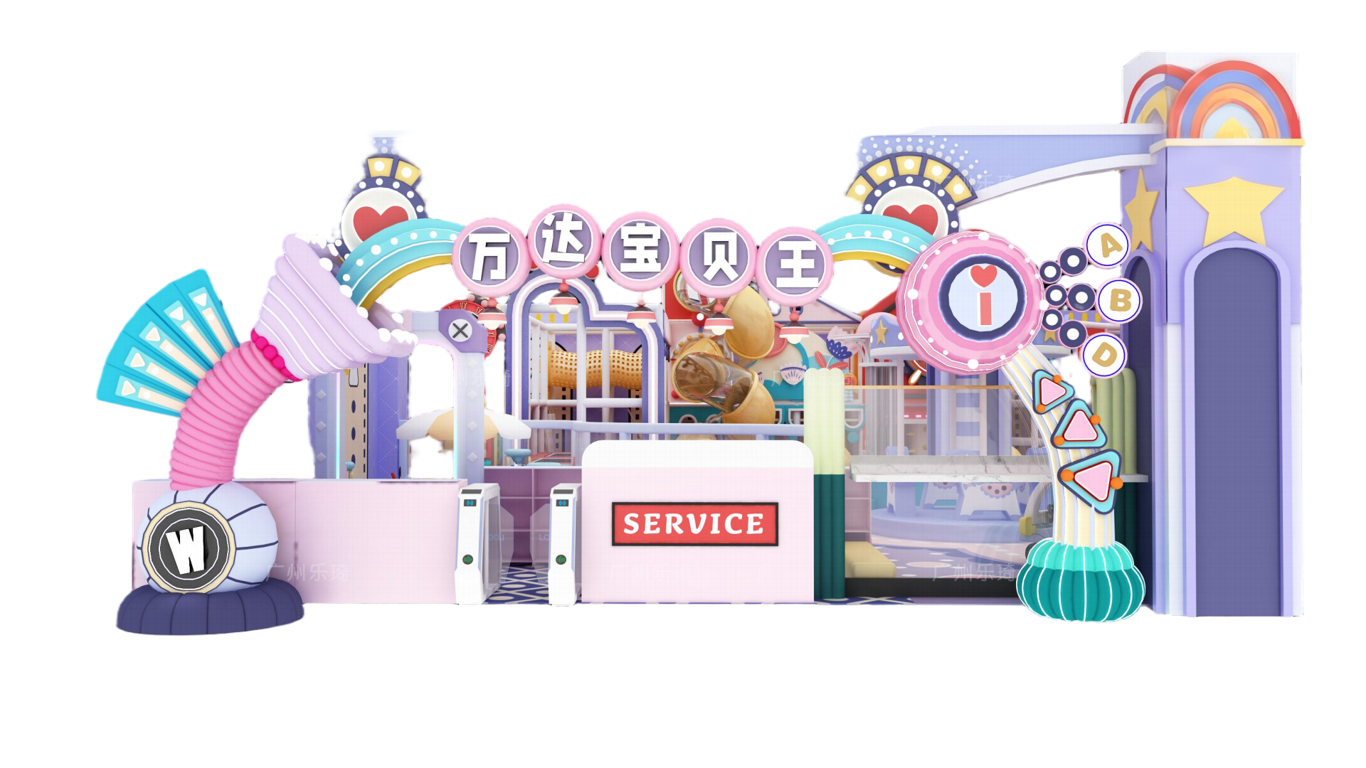 商用室内儿童乐园设备用于购物中心家庭娱乐中心投资计划 - Product Image