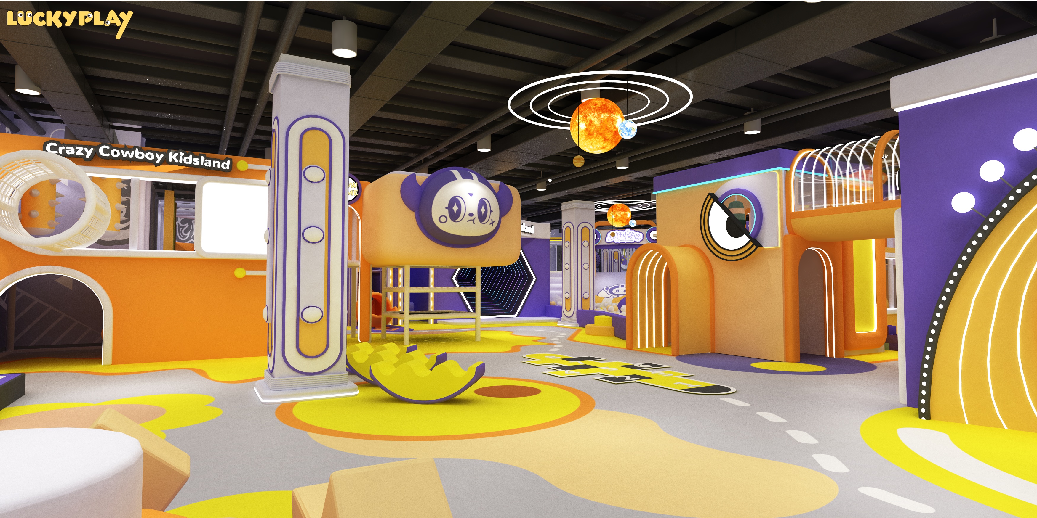 商业幼儿室内游乐场泡沫塑料软体游乐球池低矮滑梯安全互动游乐区定制 - Product Image