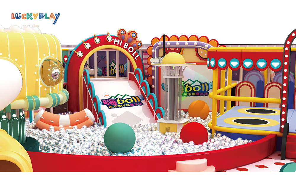 商业蹦床探险室内乐园 儿童软体游乐设施室内设备含球池 - Product Image